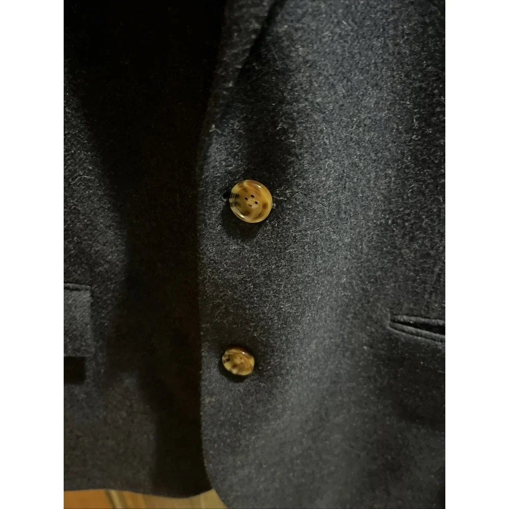 J.CREW Navy Thompson Suit Jacket Worsted Wool Blazer‎ Men's 44R